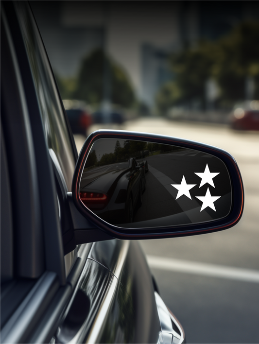 ''Stars'' Mirror Sticker