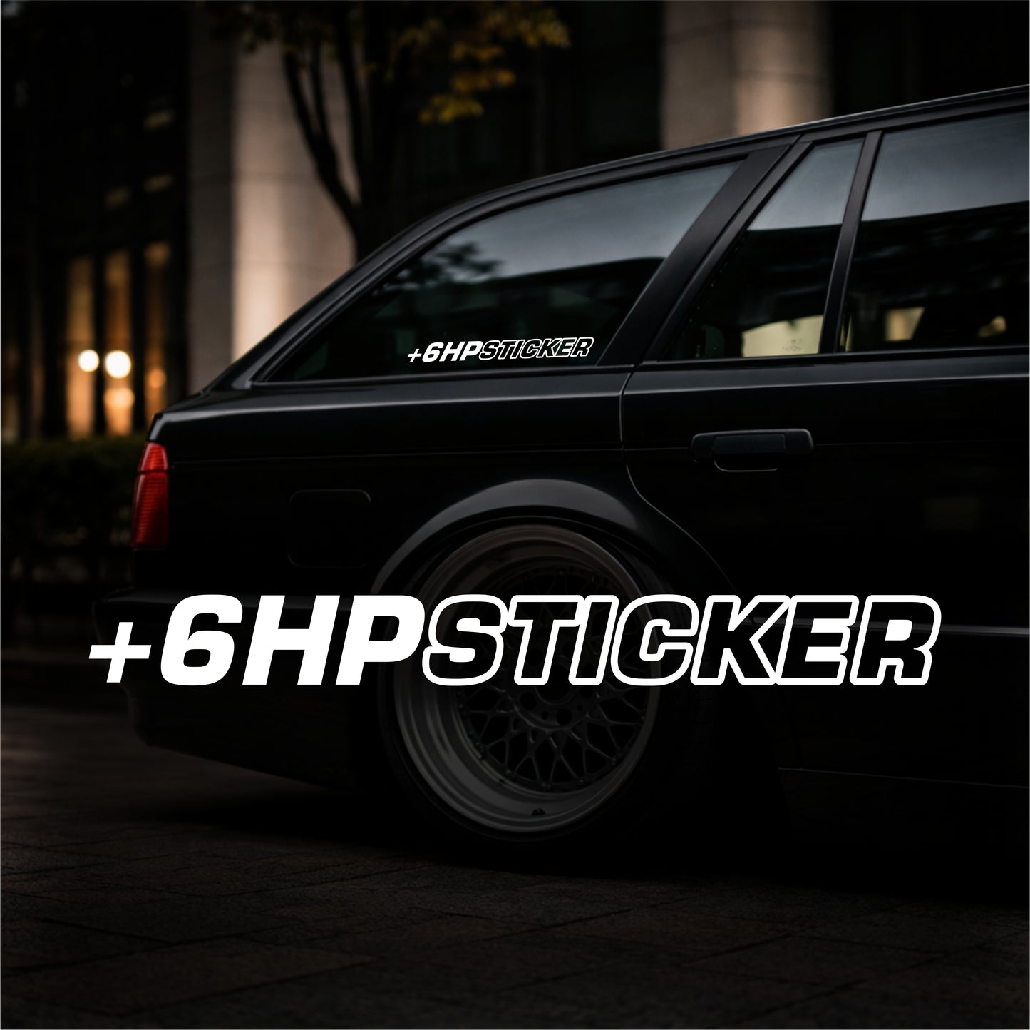 +6HP Sticker - Plotted Vinyl Sticker
