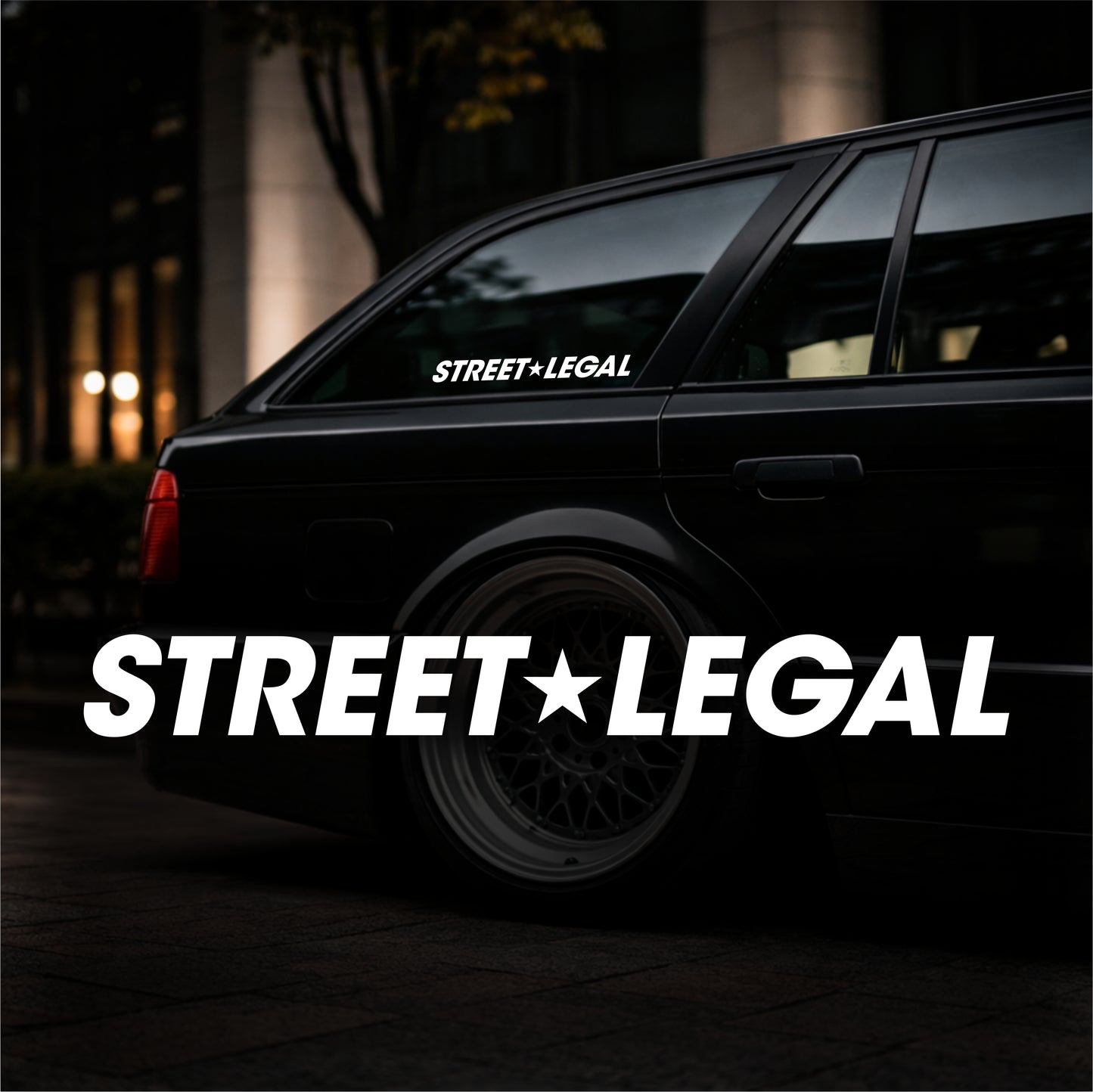 Street Legal - Plotted Vinyl Sticker