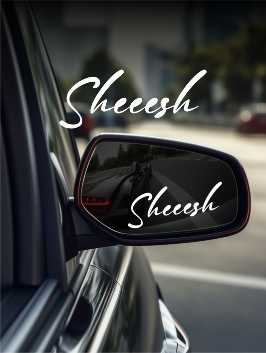 ''Sheees'' Mirror Sticker