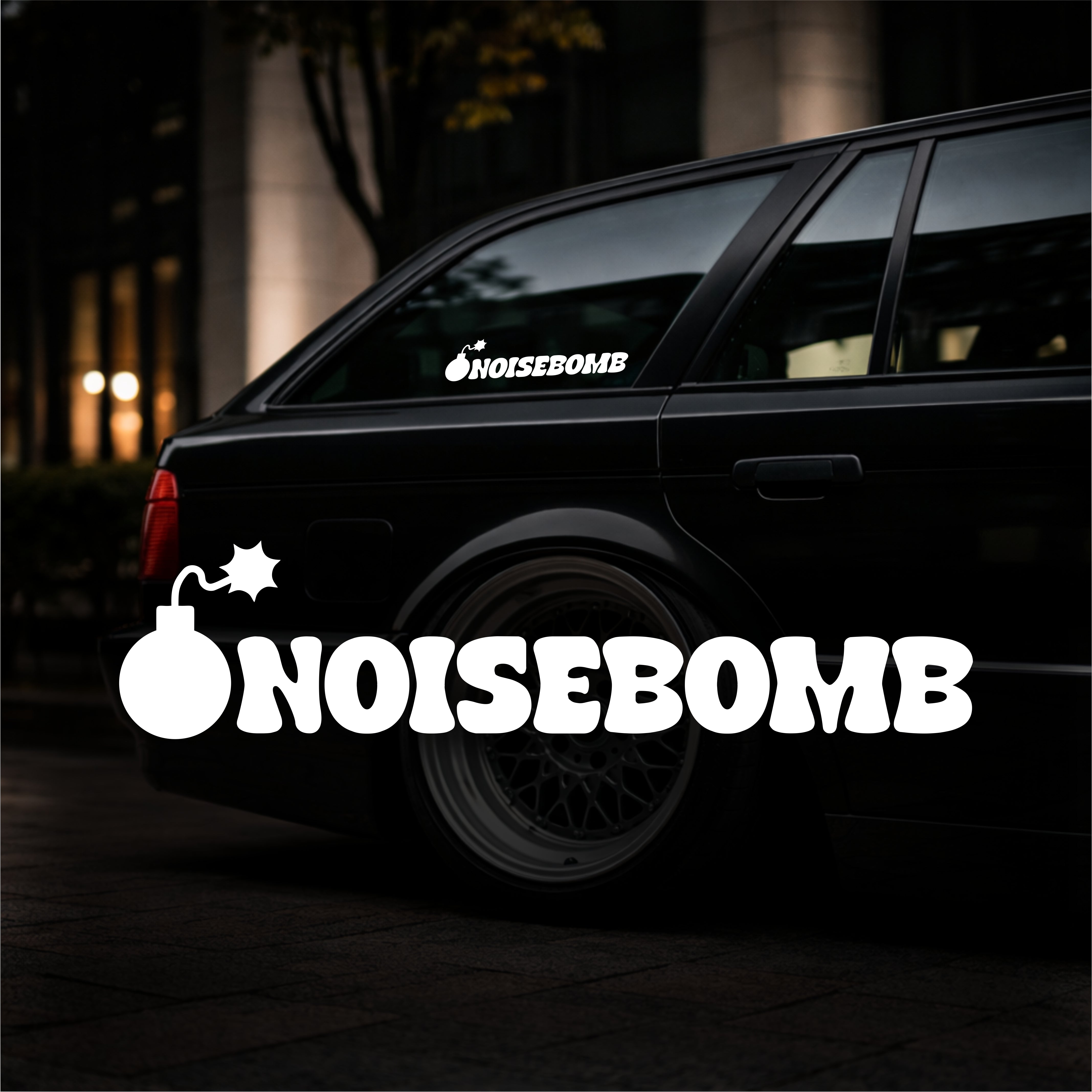 NOISEBOMB - Plotted Vinyl Sticker – ledesigncustoms