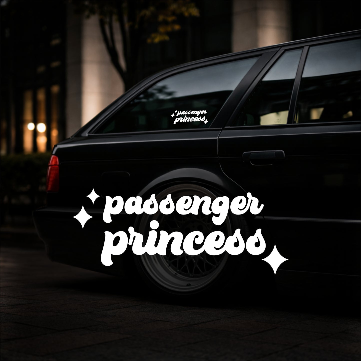 Passenger princess - Plotted Vinyl Sticker