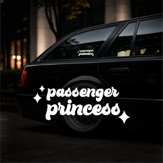 Passenger princess - Plotted Vinyl Sticker