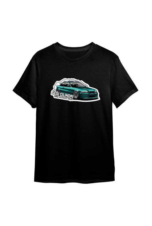 ''Green coupe E36'' Cotton T-Shirt