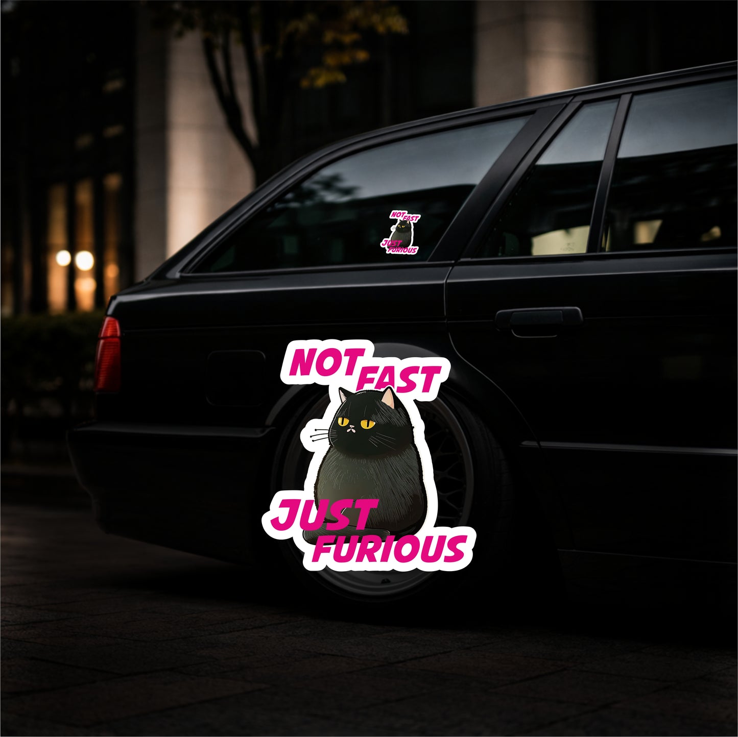 Not Fast - Just Furious - Vinyl Sticker