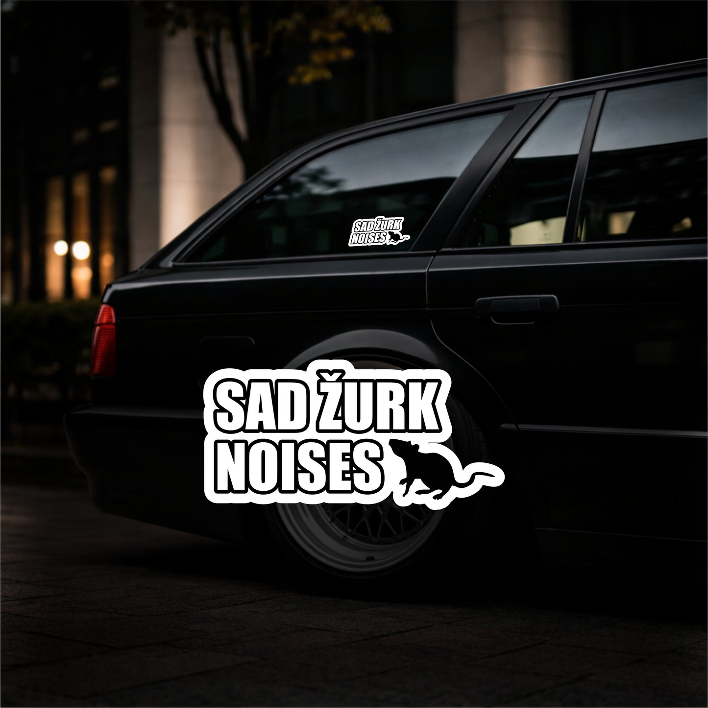 Sad žurk noises - Vinyl Sticker