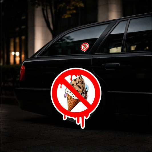 No Ice Cream Allowed - Vinyl Sticker