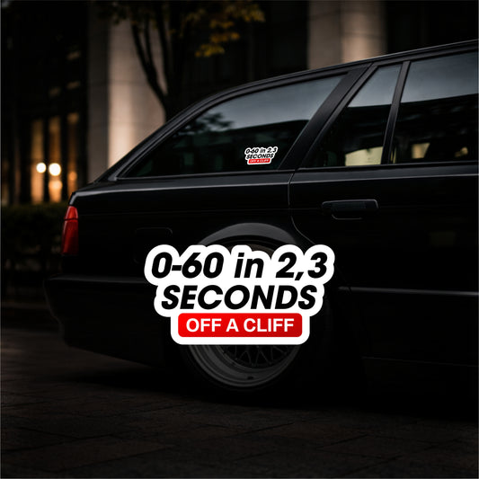 0-60 - Vinyl Sticker