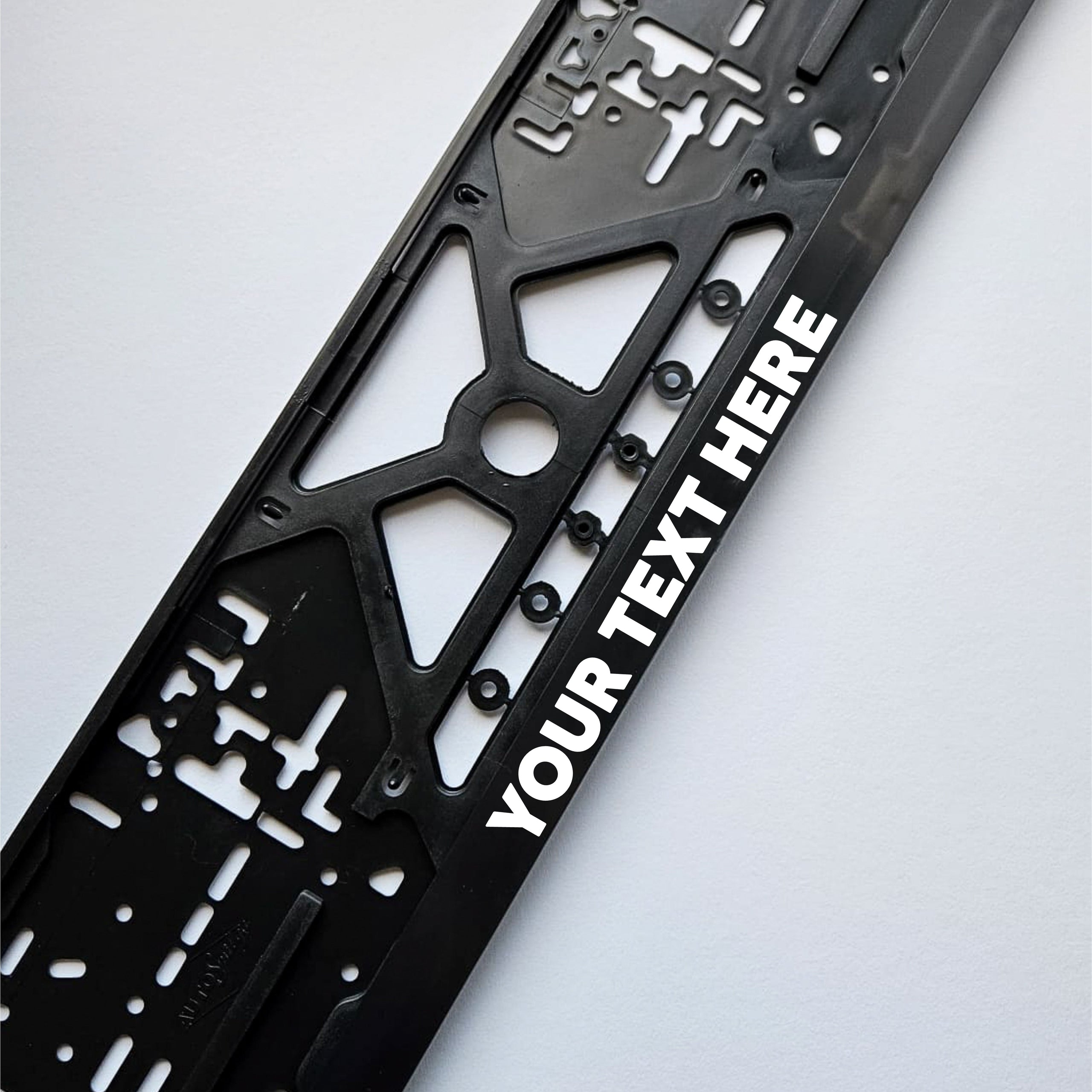 CUSTOM TEXT - European License Plate Frame