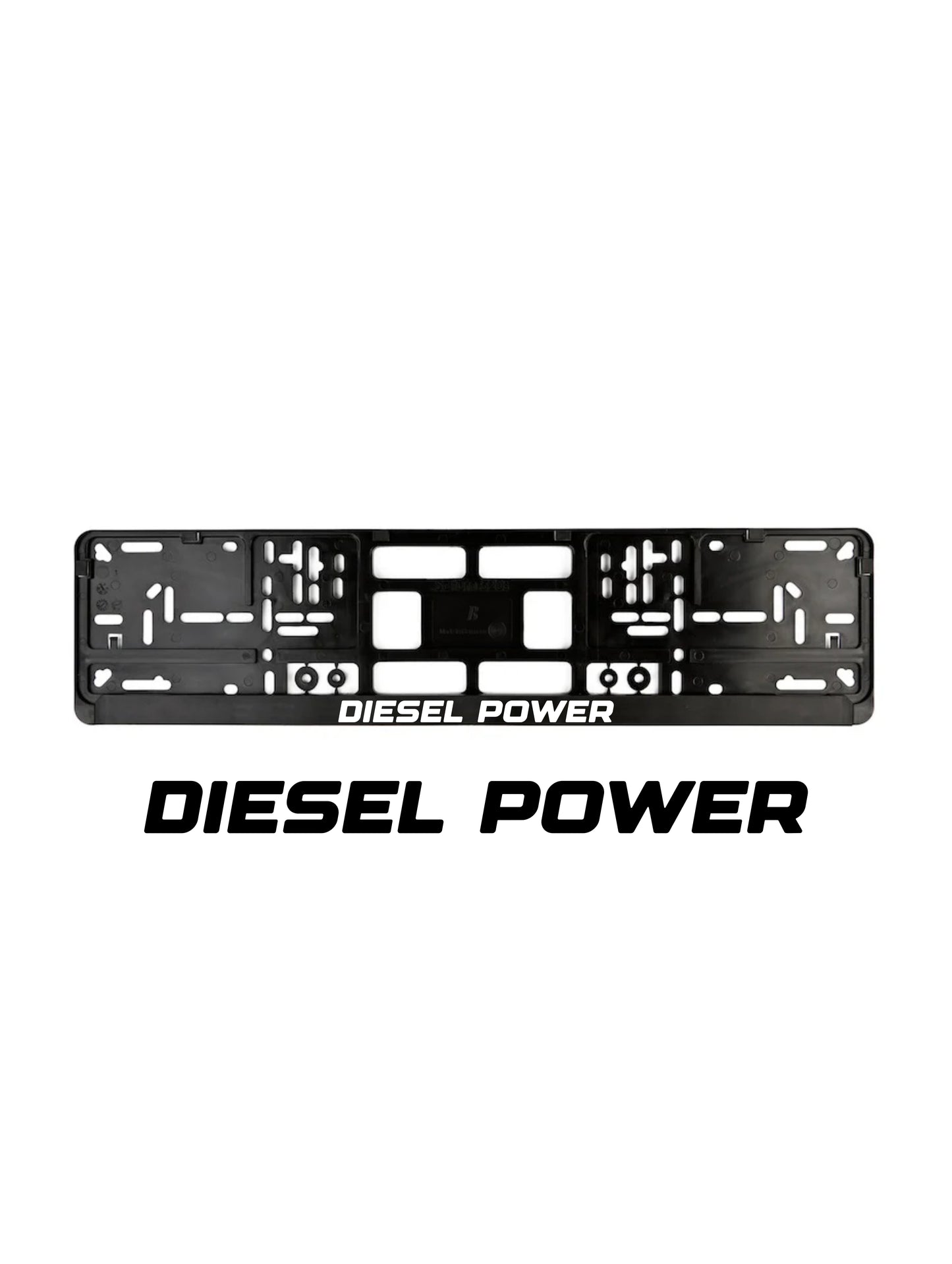 ''Diesel Power'' - European License Plate Frame