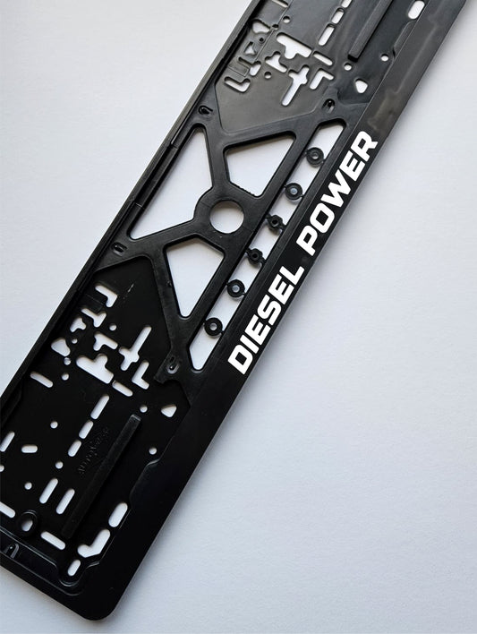 Diesel Power - European License Plate Frame
