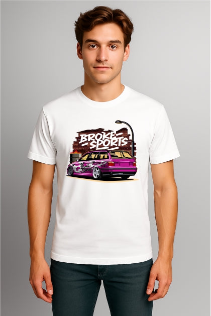 ''Broke Sports TOURING'' Cotton T-Shirt