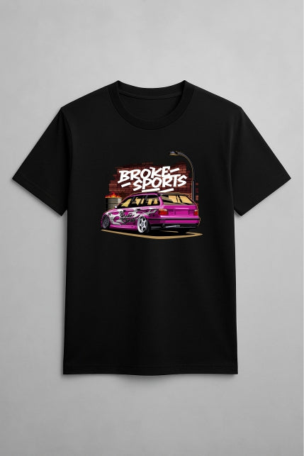 ''Broke Sports TOURING'' Cotton T-Shirt