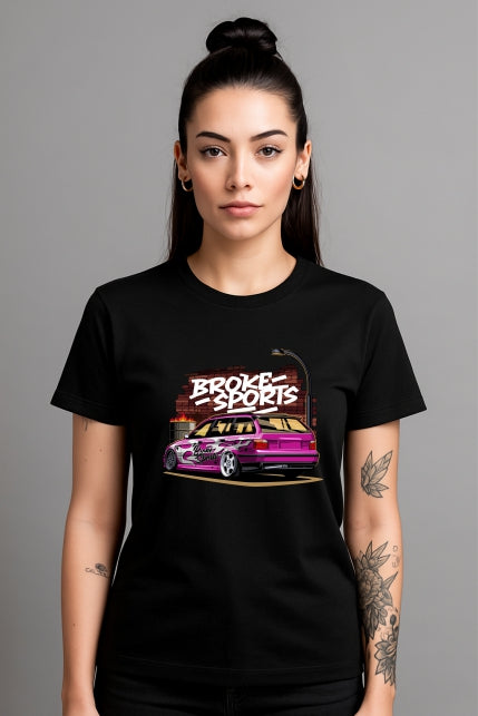''Broke Sports TOURING'' Cotton T-Shirt
