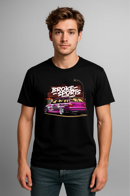 ''Broke Sports TOURING'' Cotton T-Shirt