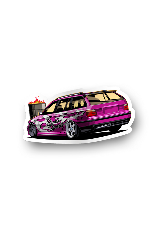 ''Broke Sports TOURING'' Vinyl Sticker
