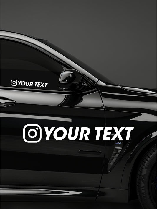Custom Instagram tag Sticker