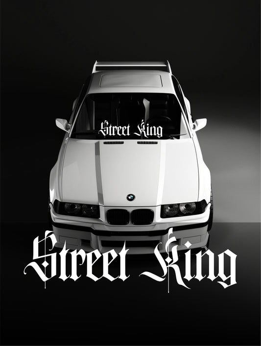 ''Street King'' - Plotted Vinyl Banner Decal