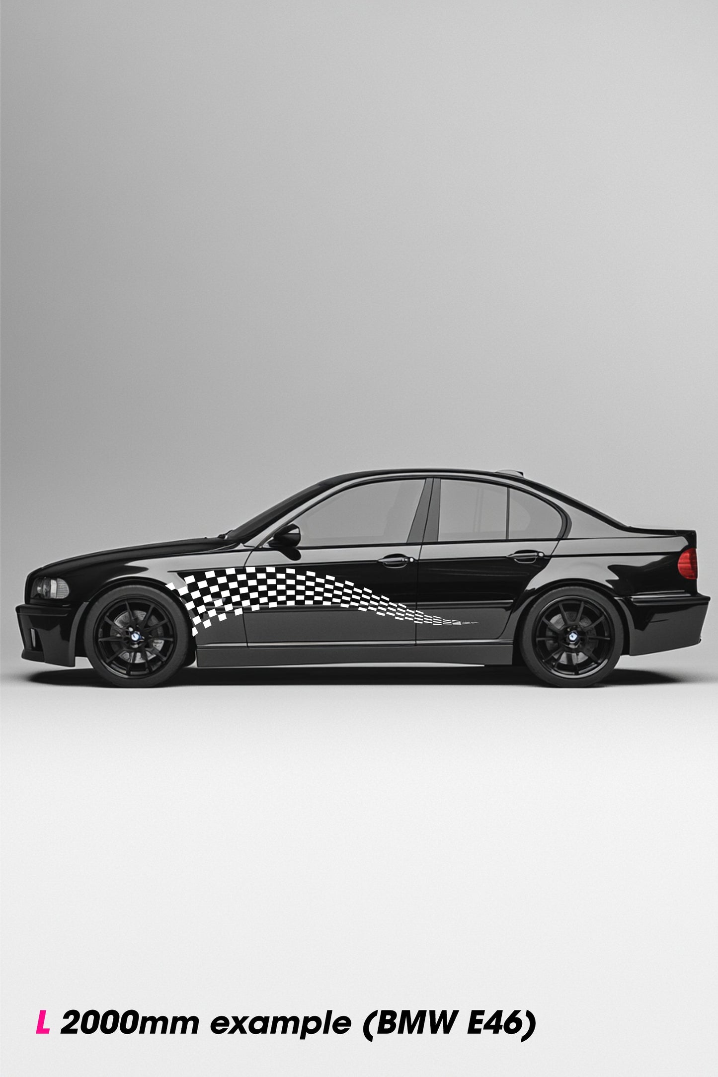 ''Lines No.7'' - Plotted Vinyl Car Body Decal