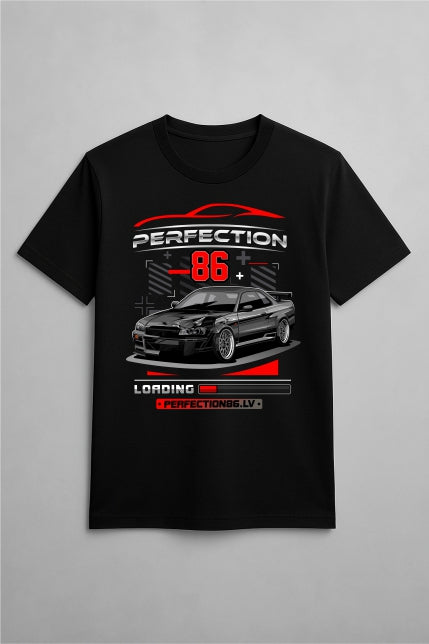 ''Perfection86 Skyline'' Cotton T-Shirt