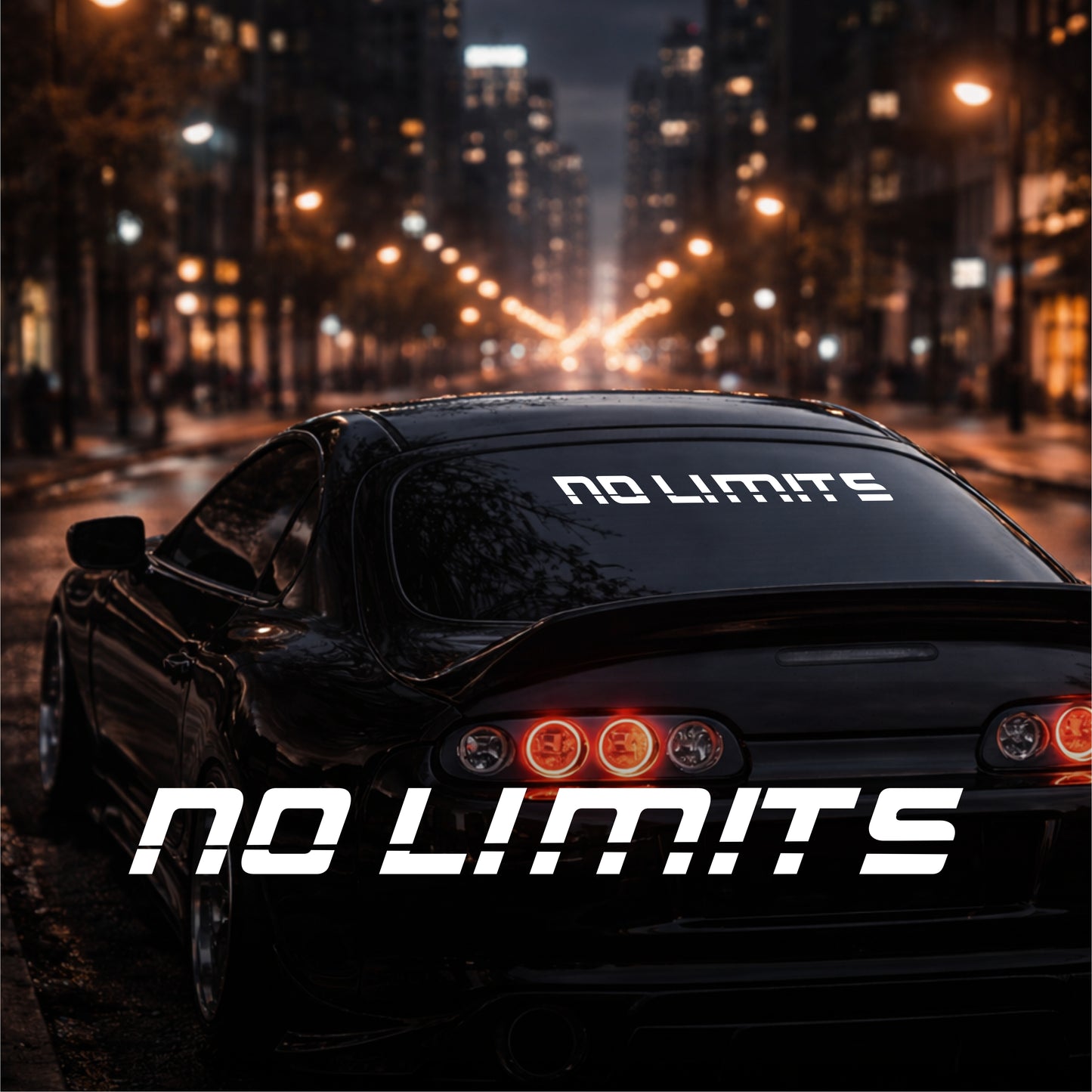 NO LIMITS - Plotted Vinyl Banner Decal