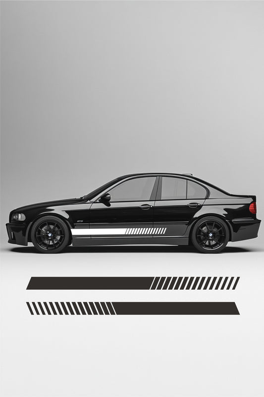 ''Lines No.3'' - Plotted Vinyl Car Body Decal