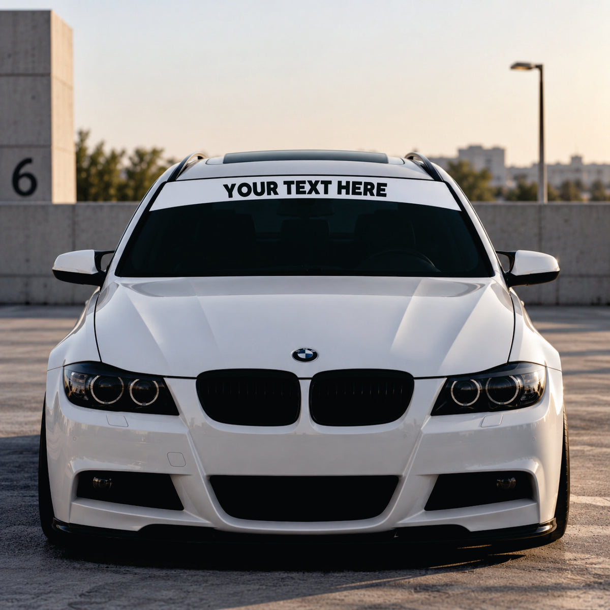 Custom Cut-Out Windshield Sunstrip
