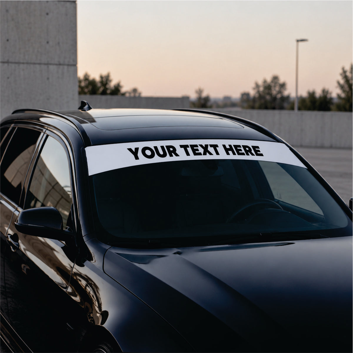Custom Cut-Out Windshield Sunstrip