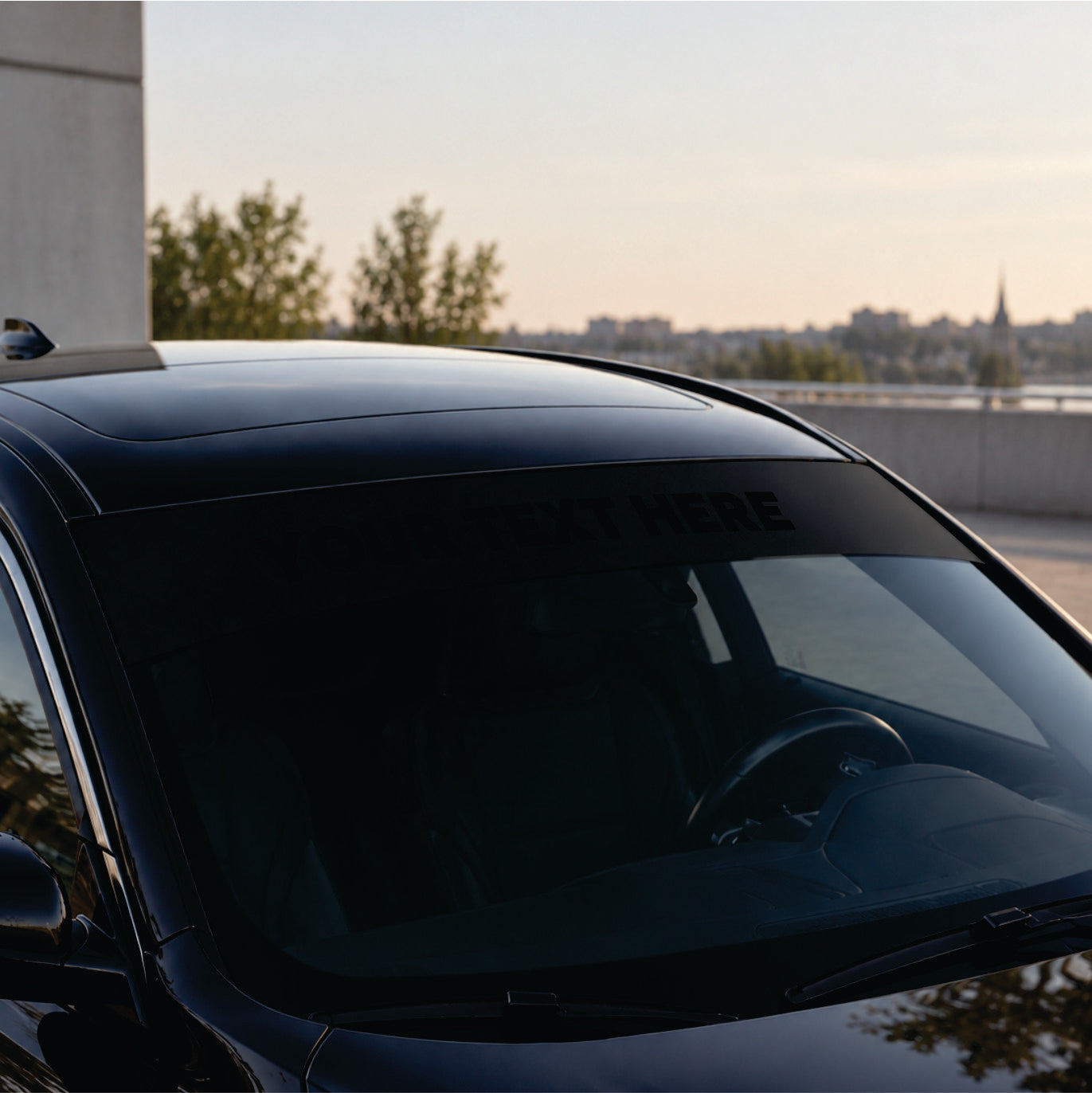 Custom Cut-Out Windshield Sunstrip
