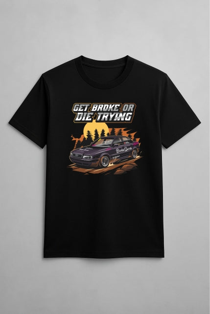 ''Broke Sports AUDI'' Cotton T-Shirt