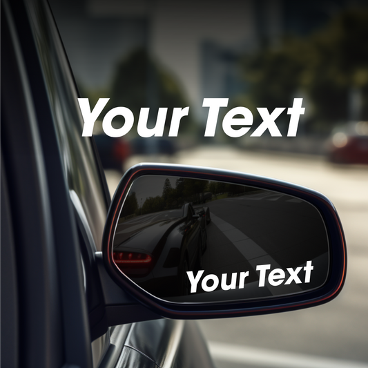 Mirrow Car Sticker Mirror Stickers | Automotive Vinyl Decals – ledesigncustoms