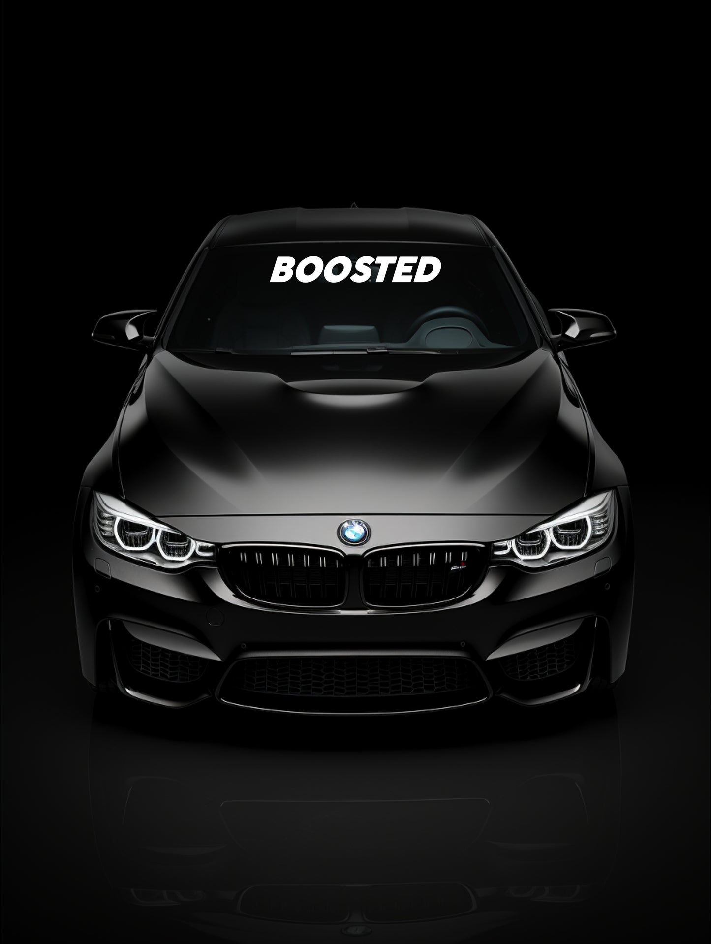 ''Boosted'' - Plotted Vinyl Banner Decal