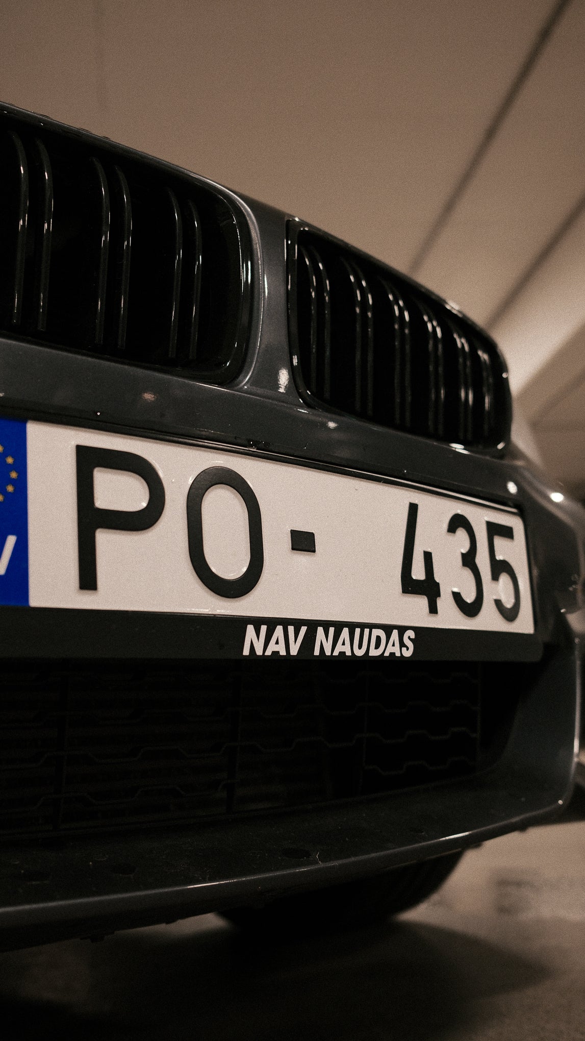 Nav Naudas - European License Plate Frame