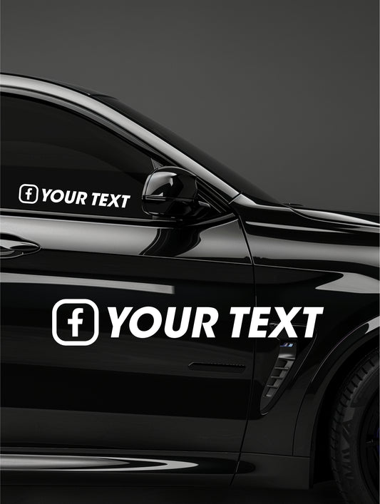 Custom Facebook tag Sticker