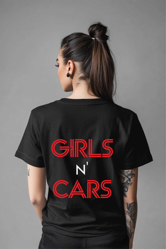 ''Girls N' Cars'' Cotton T-Shirt