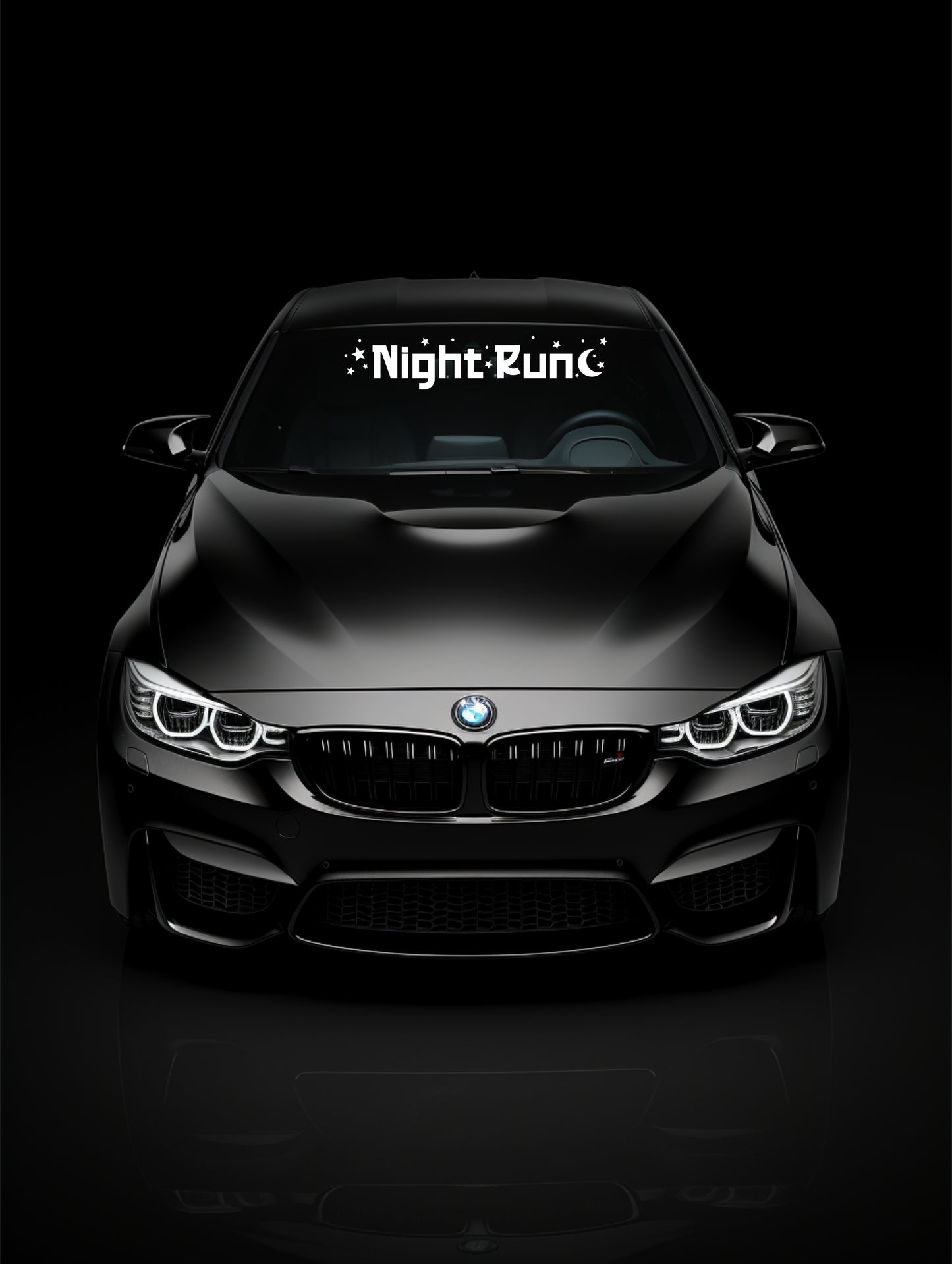 ''Night Run'' - Plotted Vinyl Banner Decal