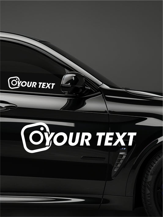 Custom Instagram No.2 tag Sticker