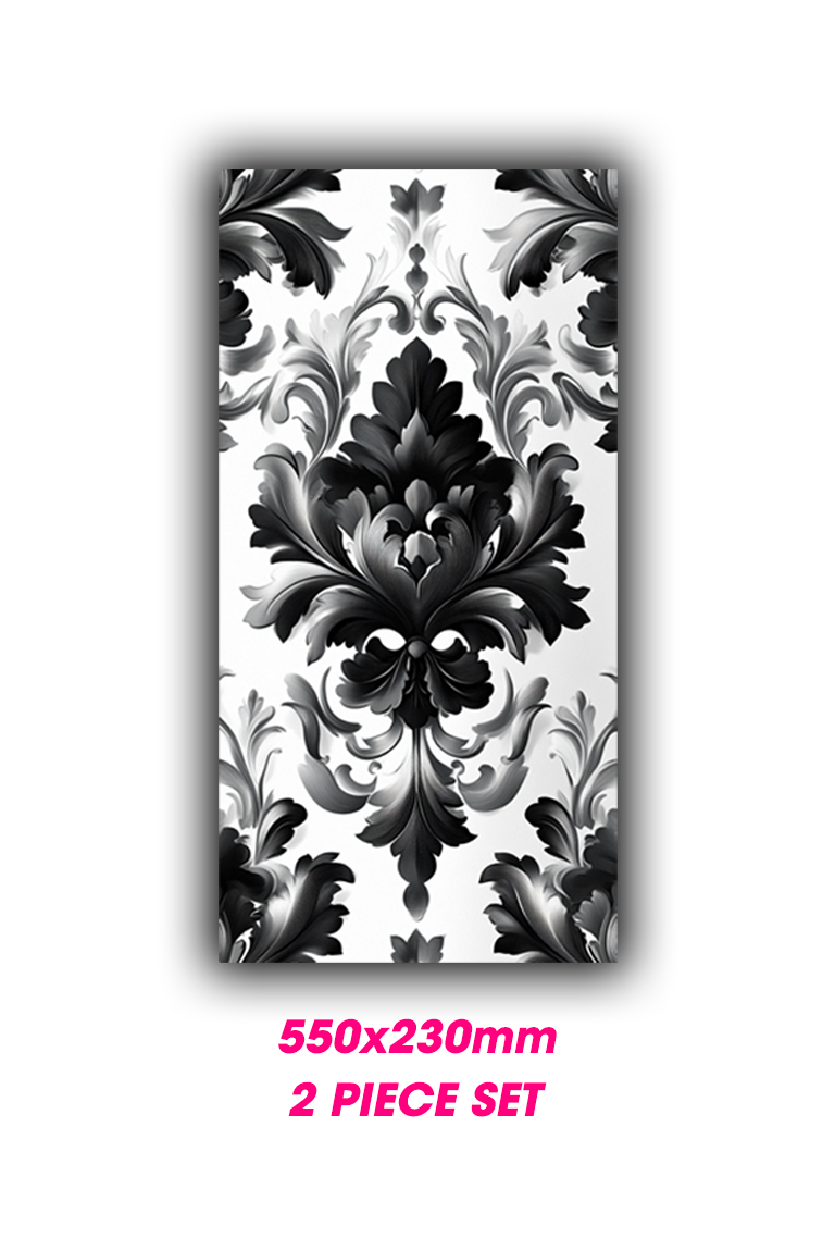 ''White Gothic '' - Car Doors Pillar Decals