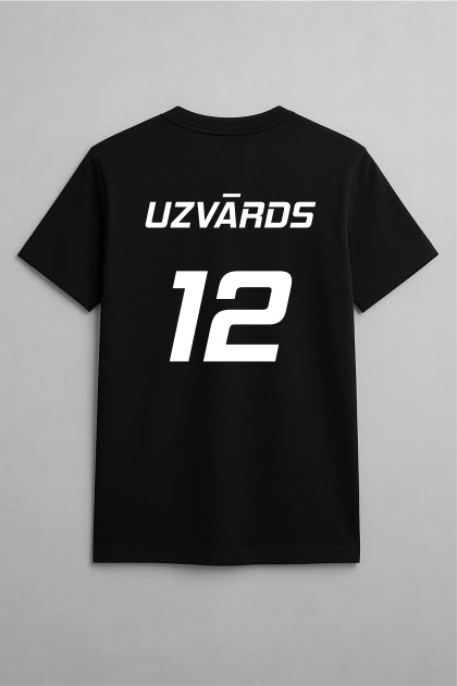 ''Latvia Racing League - Personalized'' Cotton T-Shirt