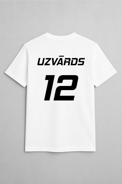 ''Latvia Racing League - Personalized'' Cotton T-Shirt