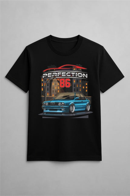 ''Perfection86 BMW E30 '' Cotton T-Shirt
