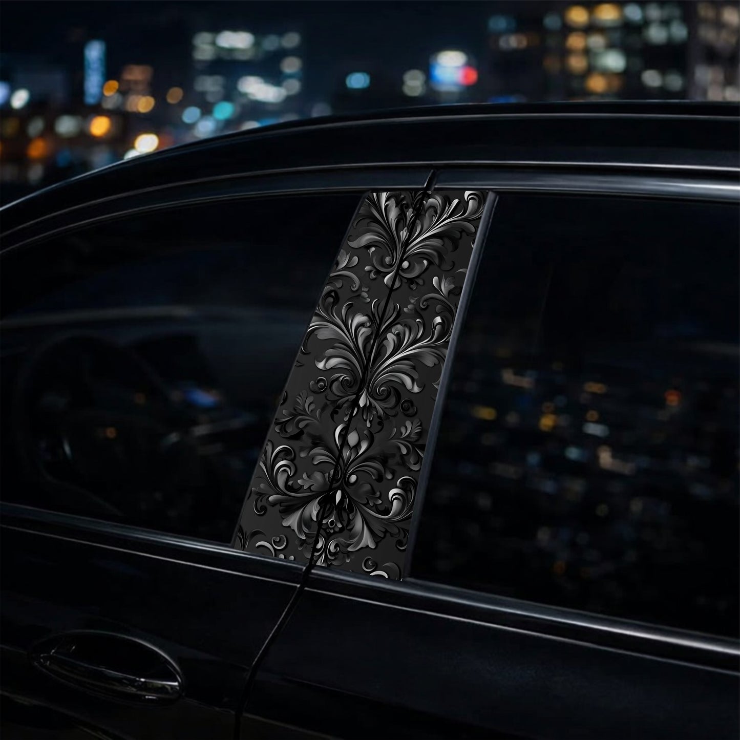 BLACK GOTHIC - Car Doors Pillar Decals
