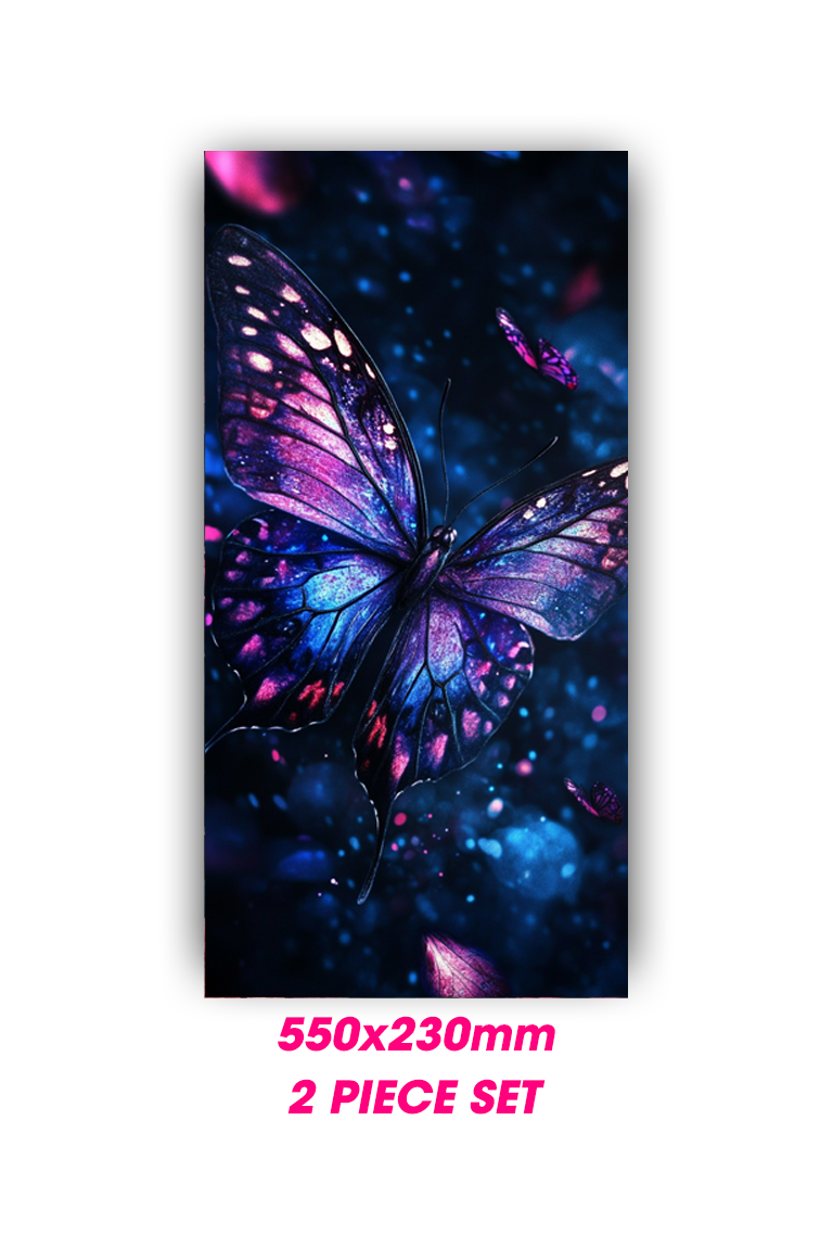 ''Magic Butterfly'' - Car Doors Pillar Decals