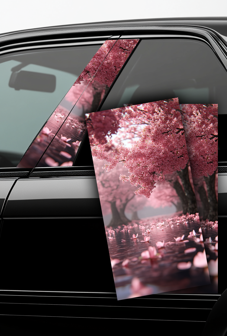 ''Sakura No.1'' - Car Doors Pillar Decals