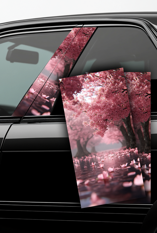 ''Sakura No.1'' - Car Doors Pillar Decals