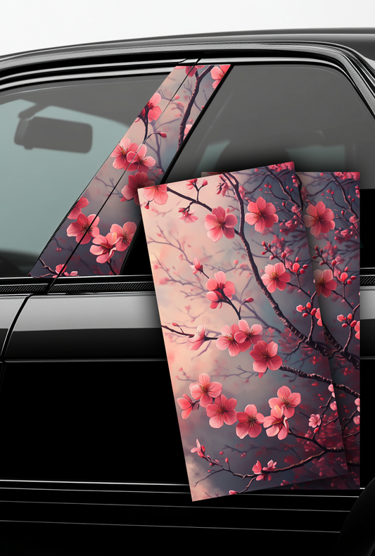 ''Sakura No.2'' - Car Doors Pillar Decals