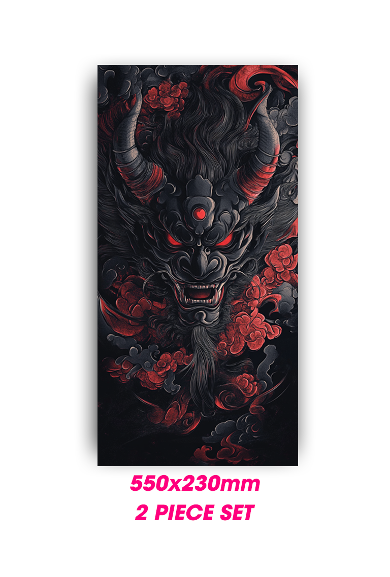 ''Oni Demon'' - Car Doors Pillar Decals