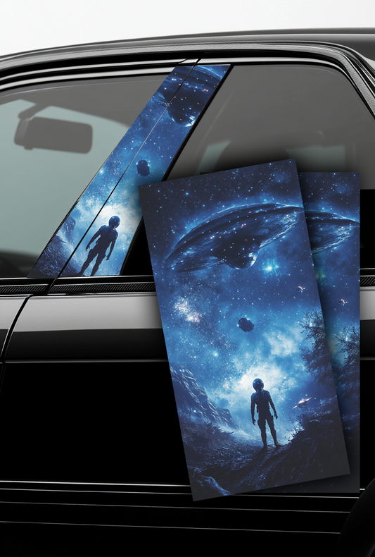 ''Cosmic Sky'' - Car Doors Pillar Decals