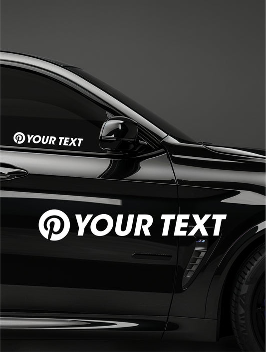 Custom Pinterest tag Sticker