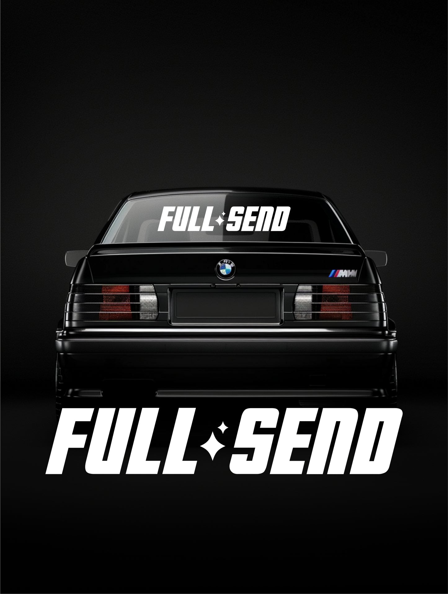 ''Full Send'' - Plotted Vinyl Banner Decal